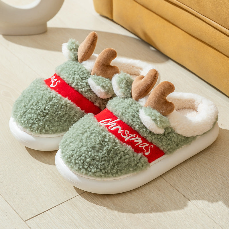 Cozy Elk Slippers