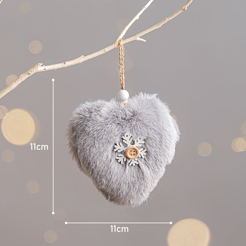 Soft Plush Christmas Hanging Ornaments Set