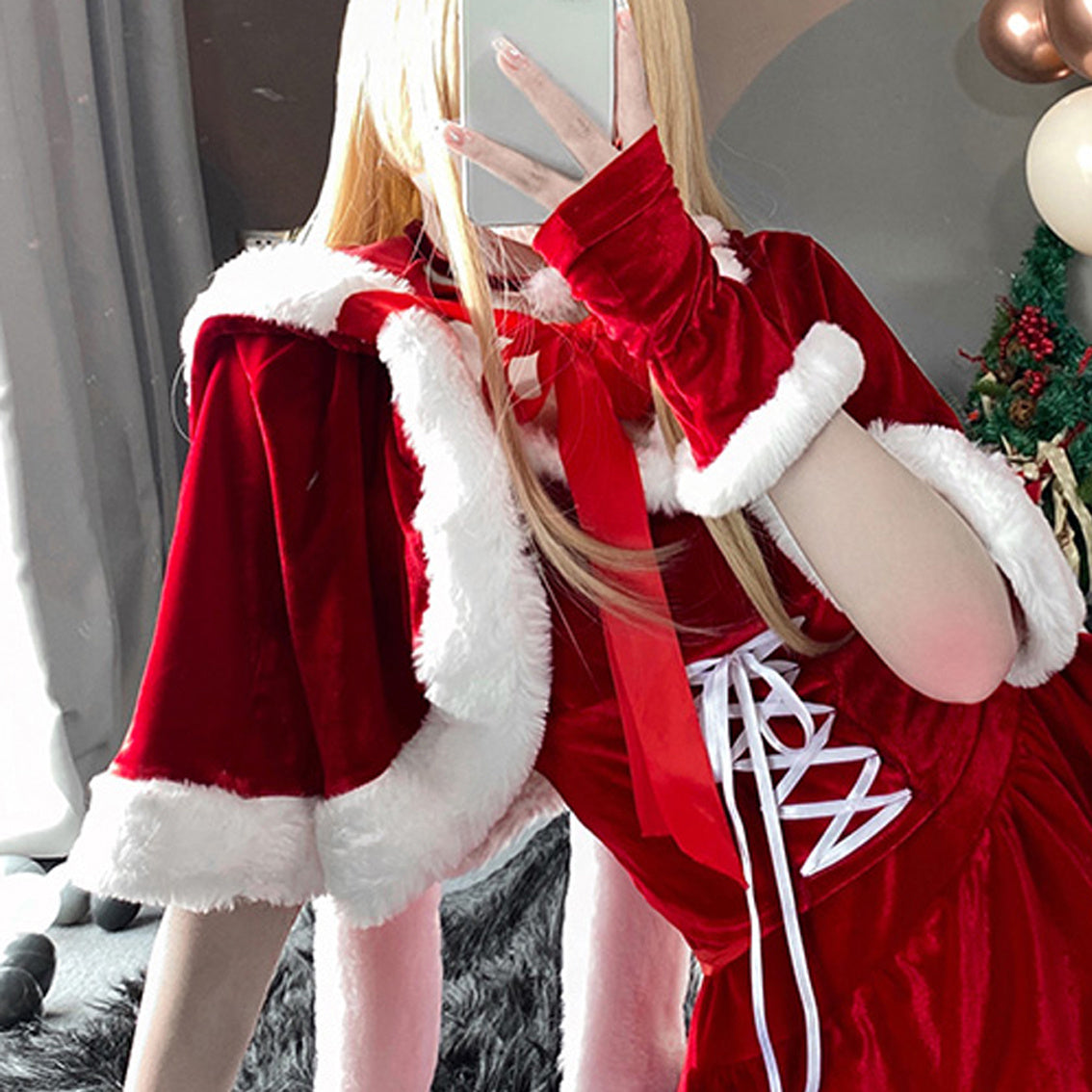 Christmas Bunny Costume