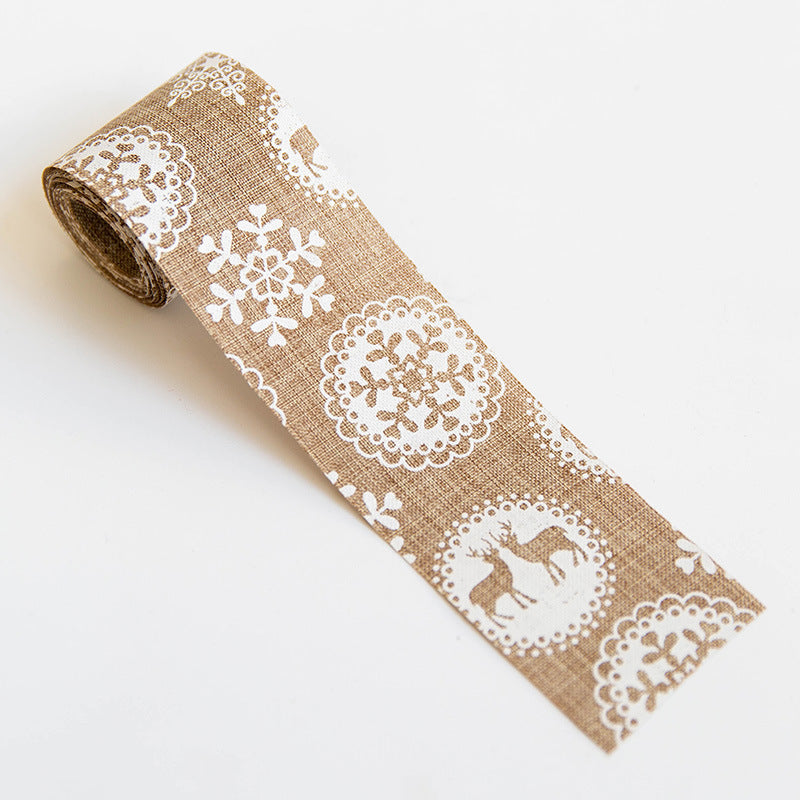 Christmas Burlap Ribbon