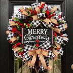 Christmas Bow Door Garland