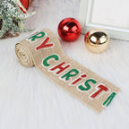 Festive Linen Webbing Ribbon