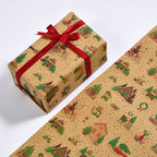 Christmas Kraft Wrapping Paper