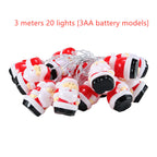 Snowman LED Garland String Fairy Lights