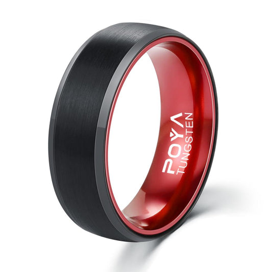 Red Core Tungsten Ring