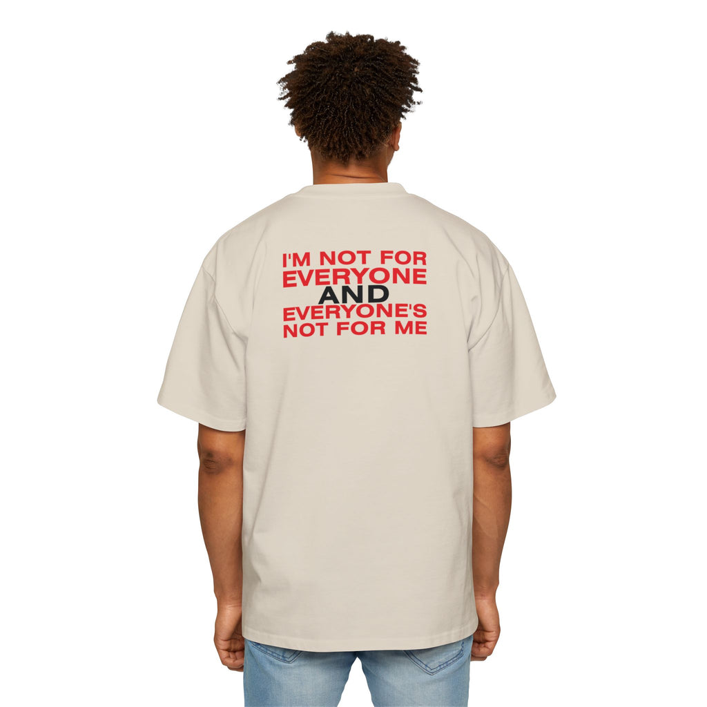 Not For Everyone Typography T-Shirt | Statement Red Text Tee