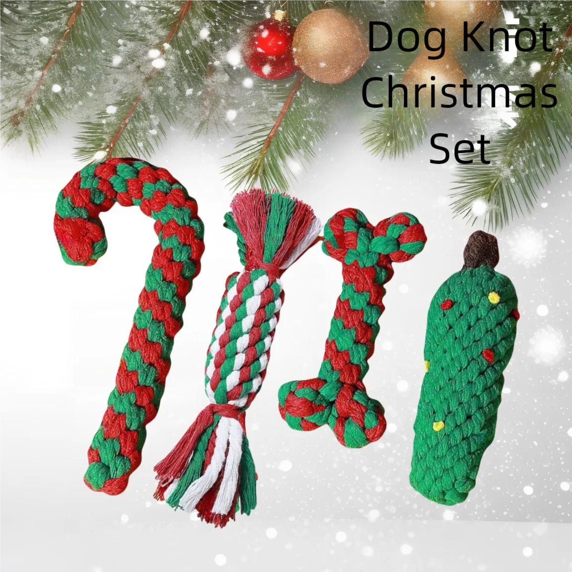 Holiday Dog Rope Toys