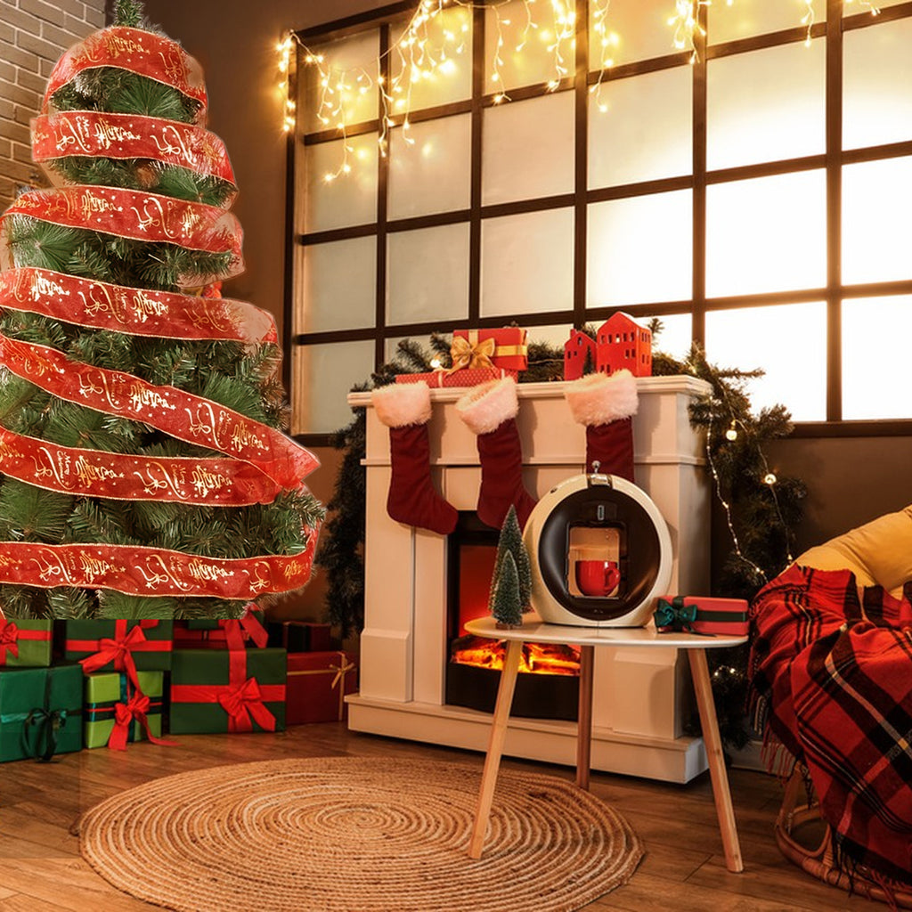 Merry Glow Christmas Ribbon Rolls