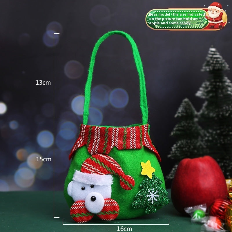 Christmas Mini Gift Tote Bag – Santa & Friends