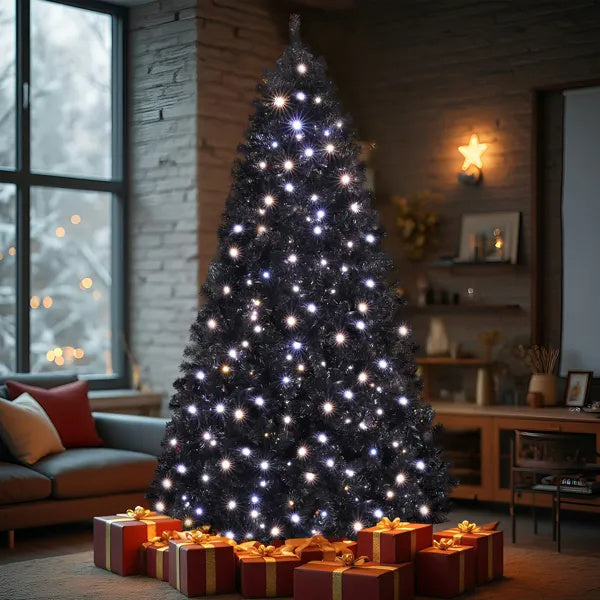 Classic 7.5FT Artificial Holiday Tree with Warm White Lights
