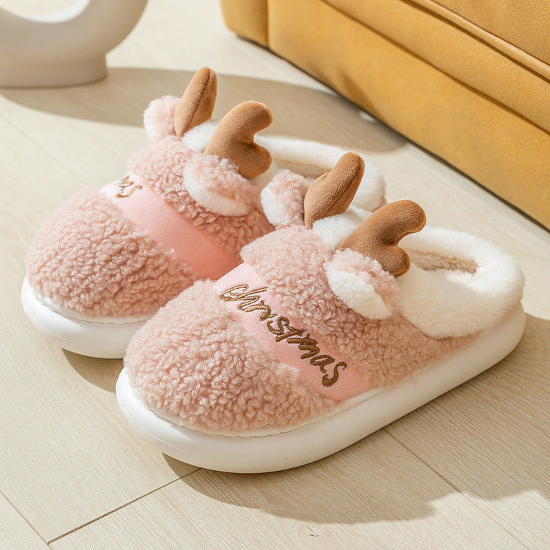 Cozy Elk Slippers