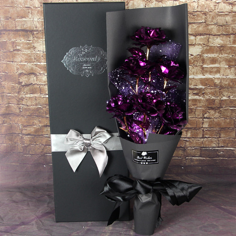 Gold Foil Rose Bouquet