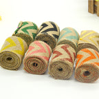 Chevron Burlap Ribbon Roll