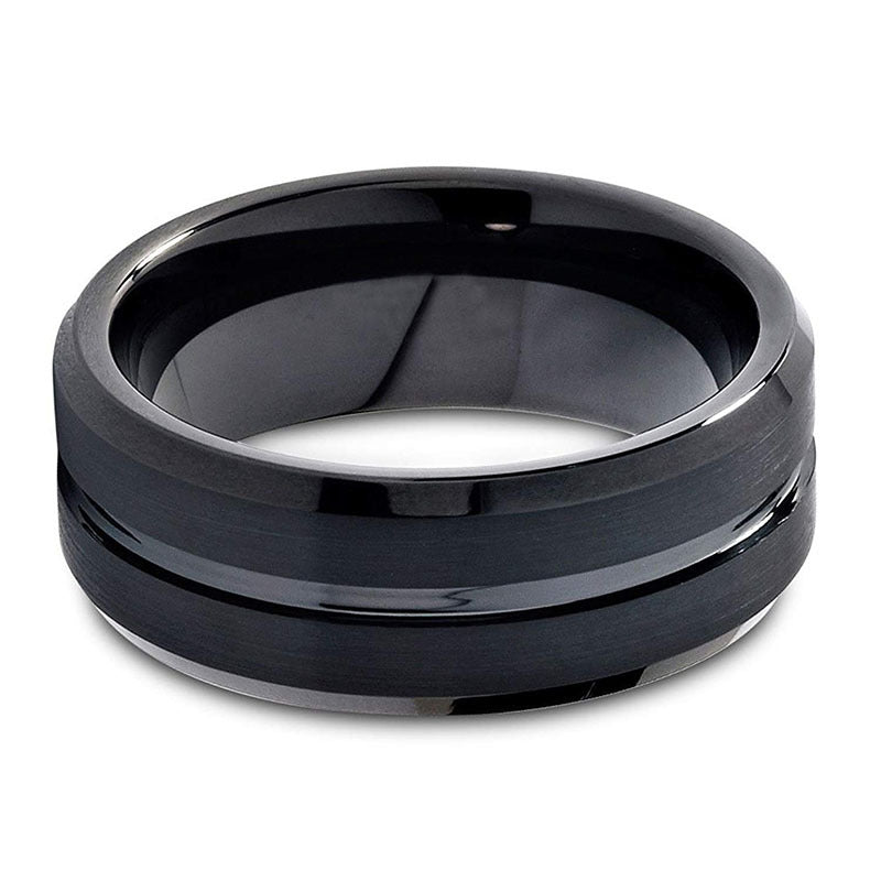 Black Tungsten Ring