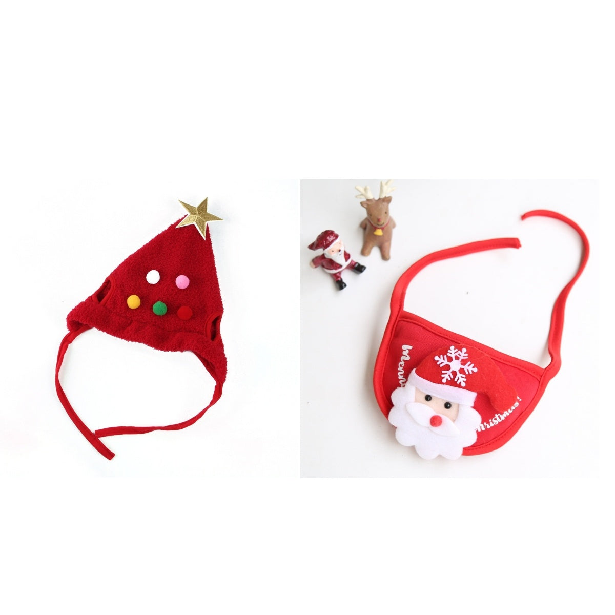 Pet Christmas Tree Shape Hat