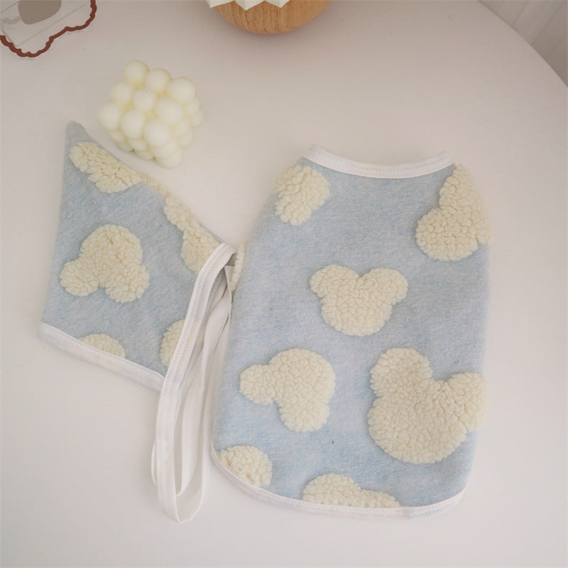 Holiday Knit Dog Vest