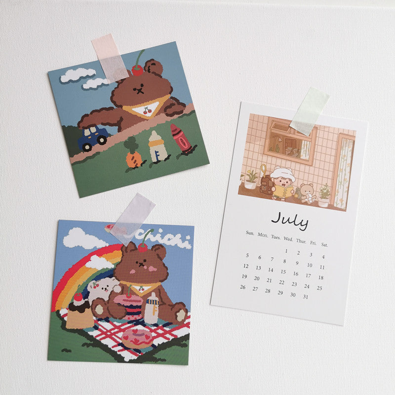 Soft Color Diary Washi Tape