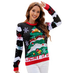 Frosty Knit Christmas Pullover