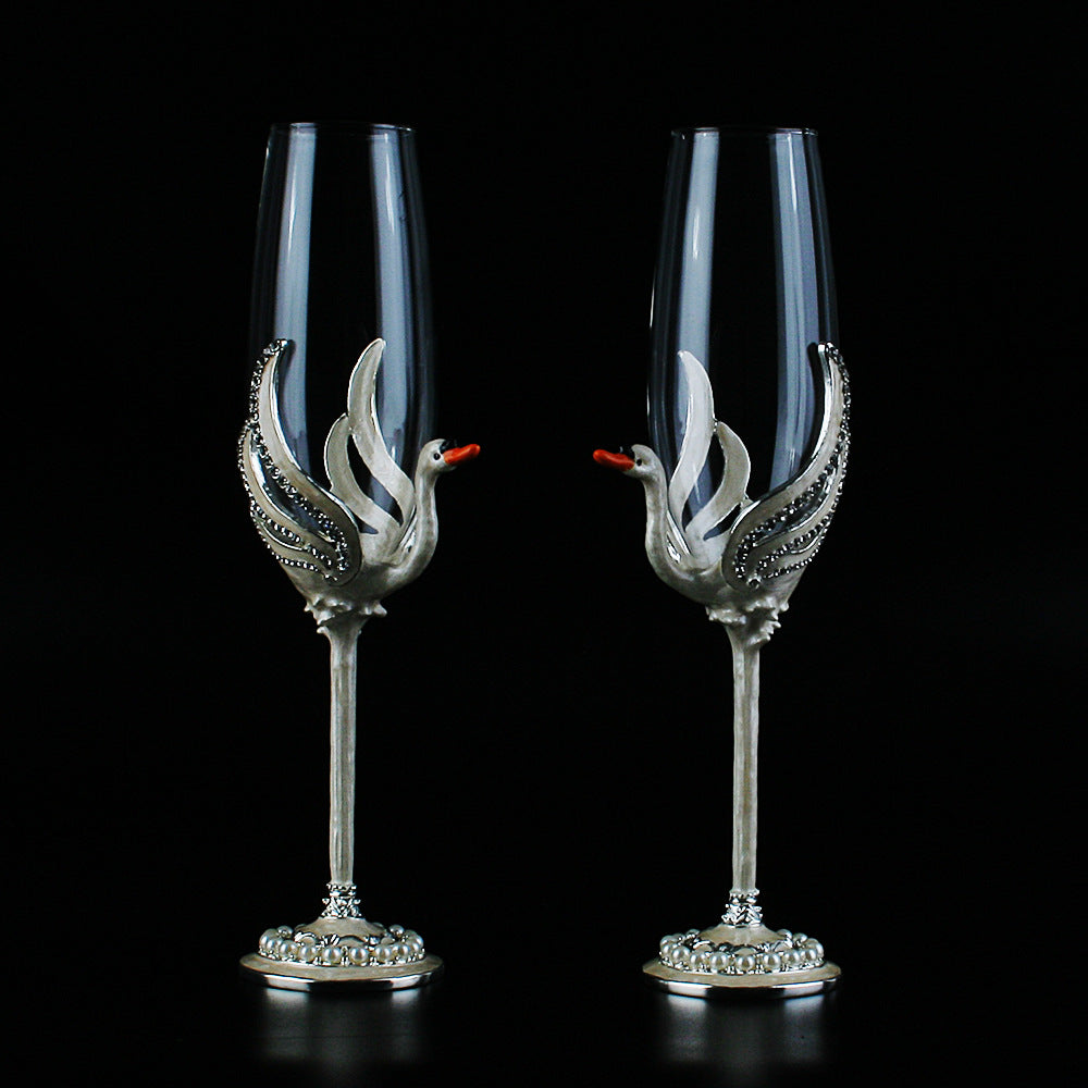Swan Champagne Glass