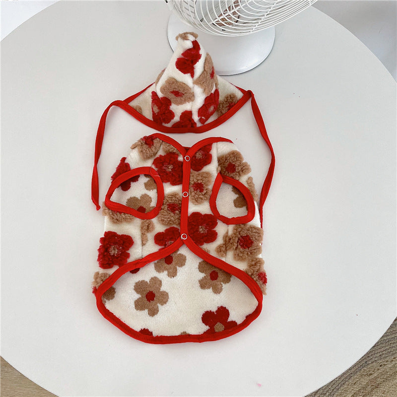 Holiday Knit Dog Vest