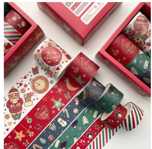 Christmas Pattern Paper Tape Set