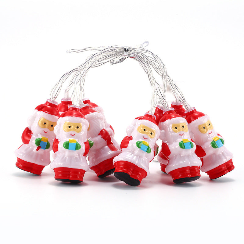 LED Christmas Light String – Santa & Snowman Series