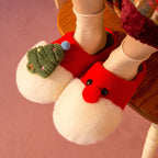 Holiday Plush Slippers