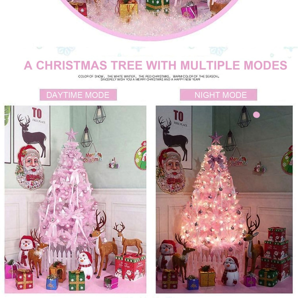 Enchanted Blush Pink Christmas Tree – Dreamy Holiday Decor