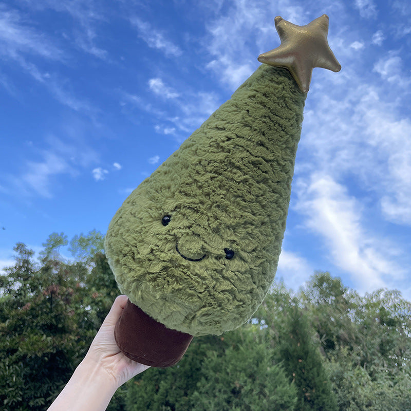 Cozy Christmas Tree Plush – Cute Decorative Holiday Toy
