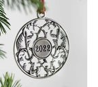 Antique-Style Tin Holiday Pendants – Christmas Tree Decor