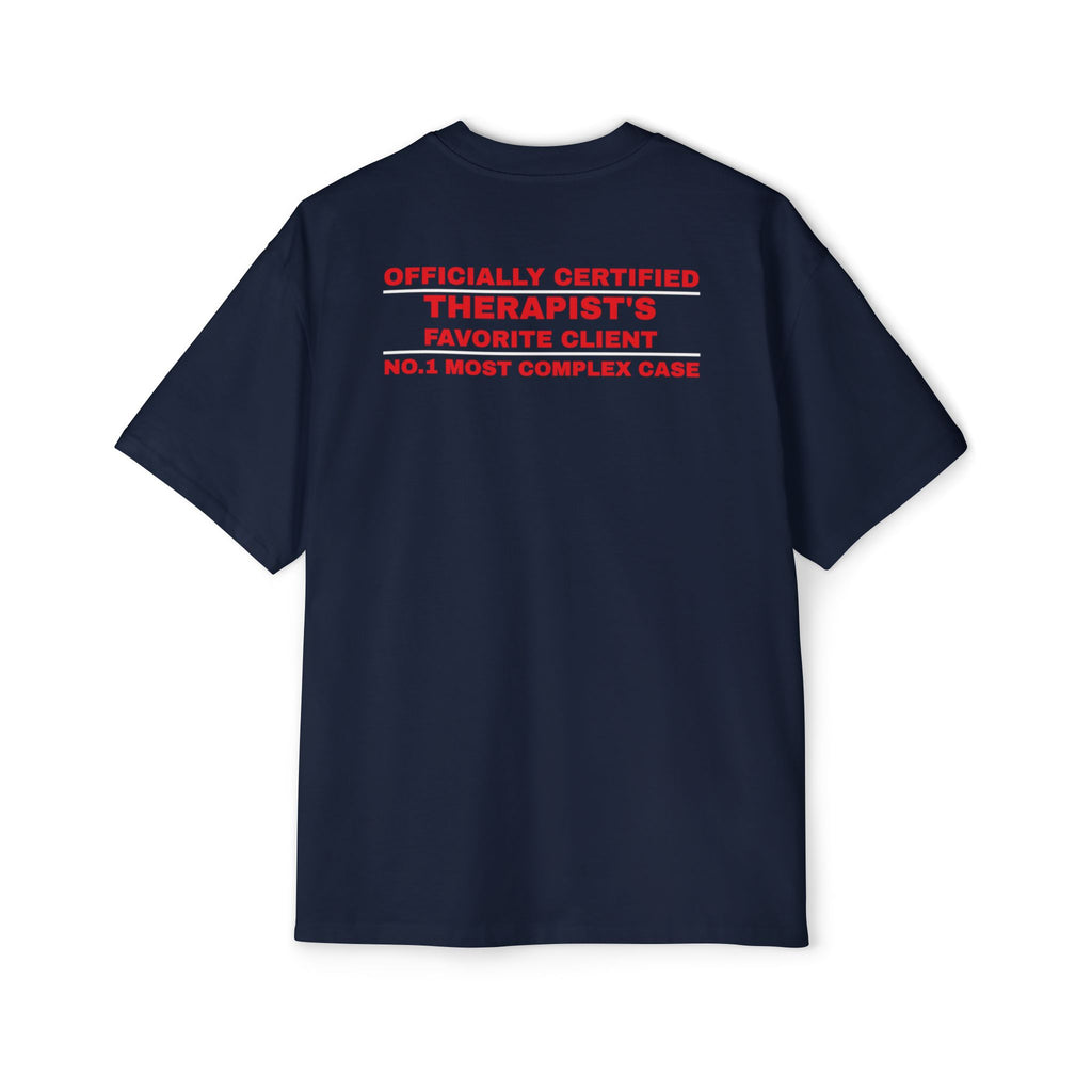 Officially Certified Therapist's Favorite Client Tee | White Graphic T-Shirt