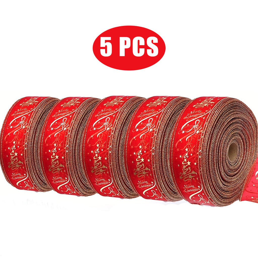 Merry Glow Christmas Ribbon Rolls