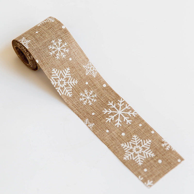 Christmas Burlap Ribbon