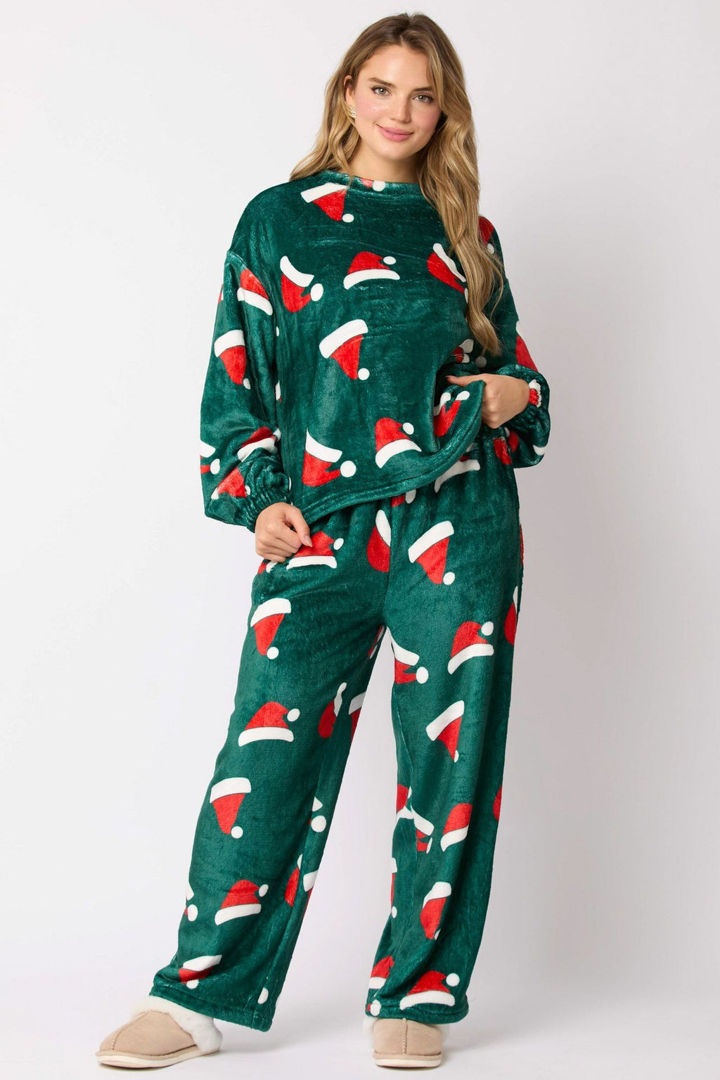 Women’s Flannel Christmas Pajama Set
