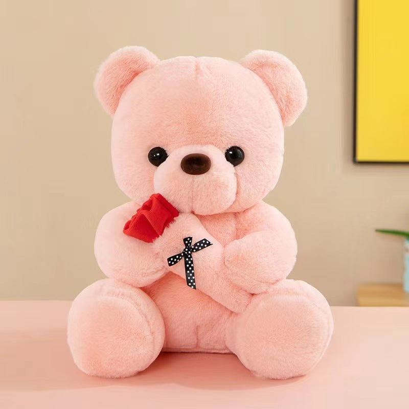 Rose Bear Plush Doll