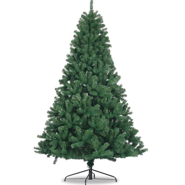 Classic 6ft Artificial PVC Christmas Tree with Metal Stand