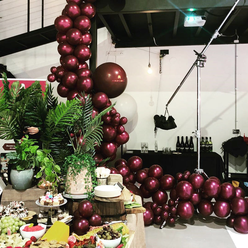 Burgundy Pearl Balloons
