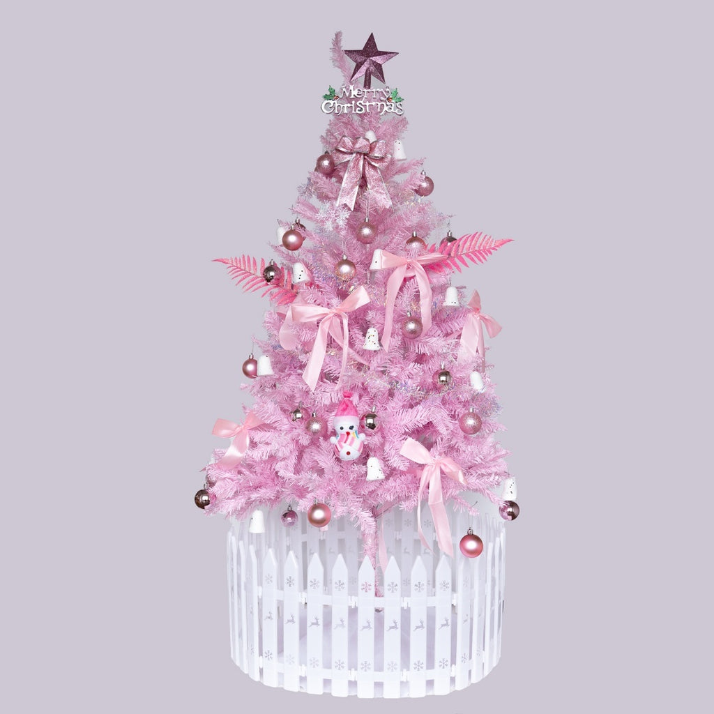 Enchanted Blush Pink Christmas Tree – Dreamy Holiday Decor