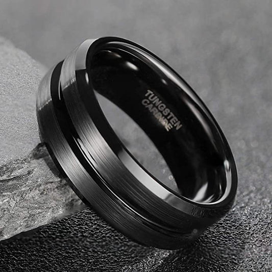 Black Tungsten Ring