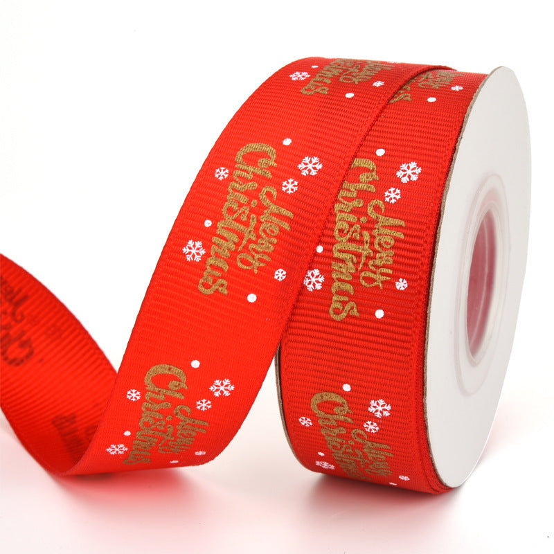 Christmas Printed Ribbon Roll
