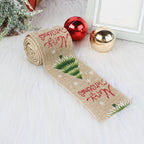 Festive Linen Webbing Ribbon