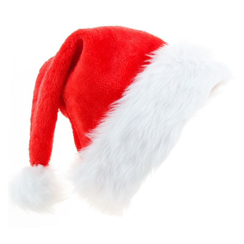 Thick Plush Santa Hat