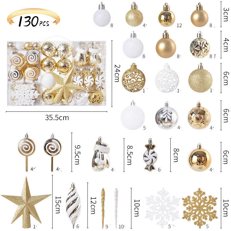 Luxury Gold Ornament Set