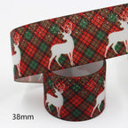 Christmas Lattice Polyester Ribbon 38mm
