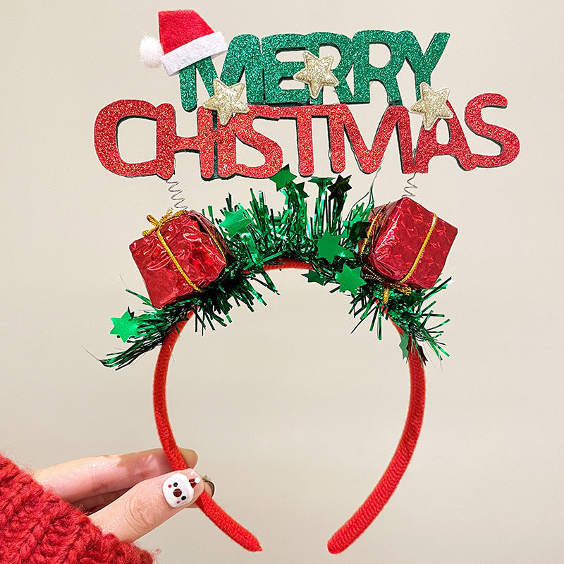 Merry Christmas Antler Hairband