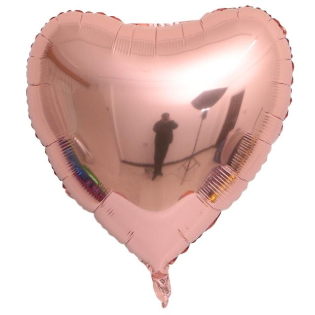 Large Love Heart Shaped Aluminum Balloon