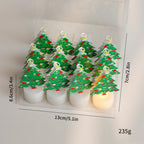 LED Electronic Candle Lights Christmas Trees Santa Claus Snowmen Creative Candles Small Night Lights Home Decorative Ornaments