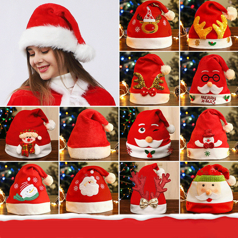 Festive Cartoon Xmas Hats