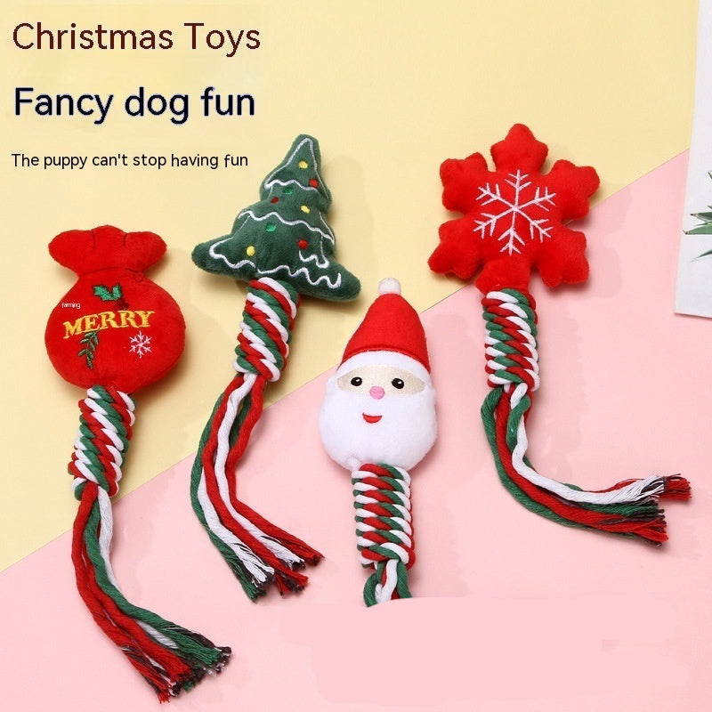Christmas Rope Dog Toy