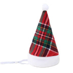 Multicolor Pet Christmas Hat Stripes